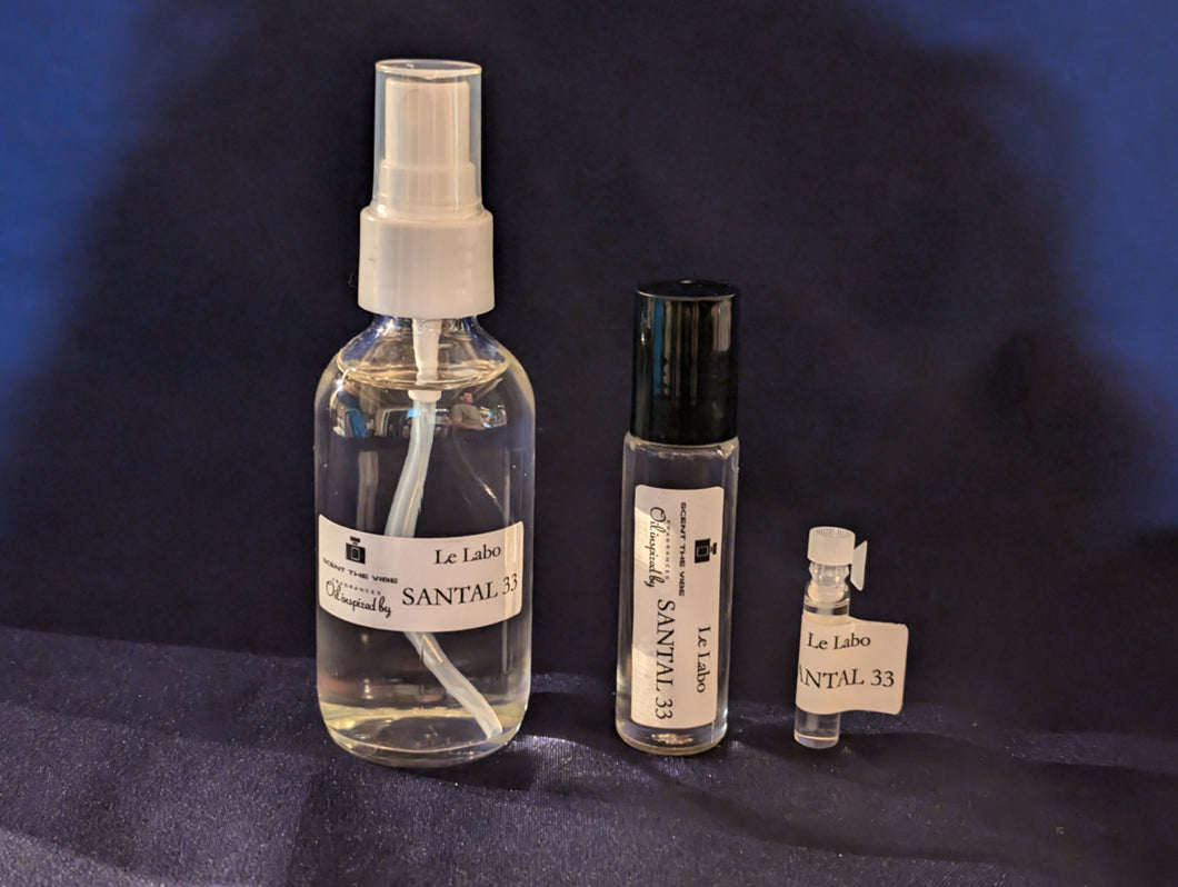 Santal 33 inspired oil