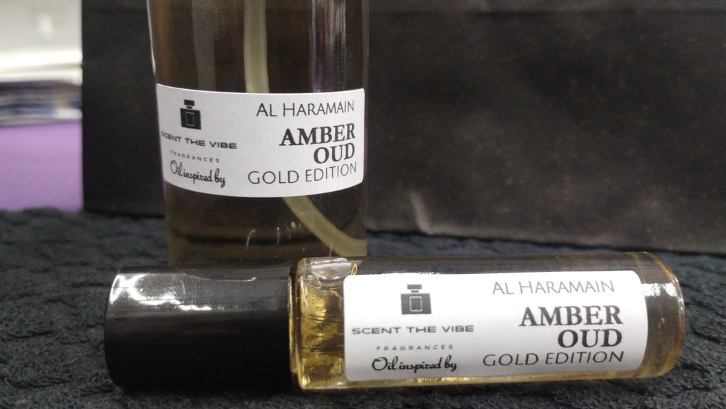Amber Oud Gold inspired oil